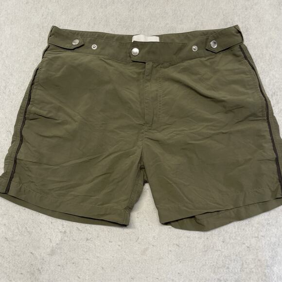 Solid & Striped Swim Shorts Men’s Size Medium Lined Trunks - Picture 1 of 6